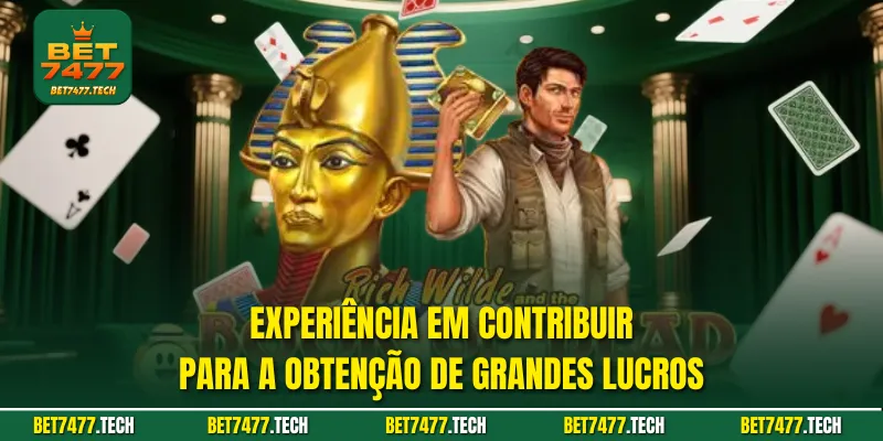 Experiência em contribuir para a obtenção de grandes lucros