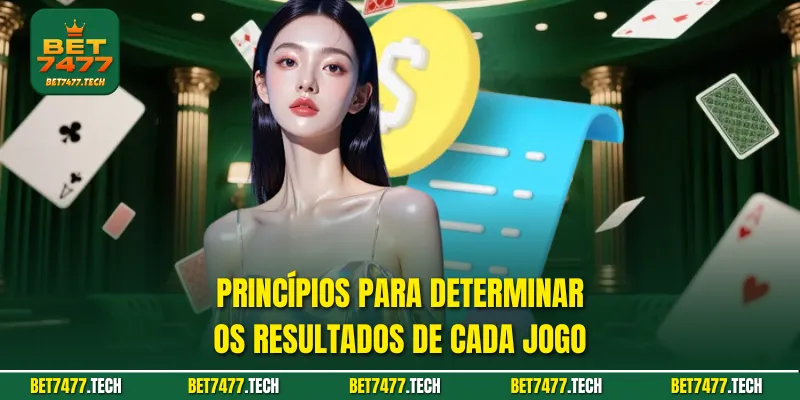 Princípios para determinar os resultados de cada jogo