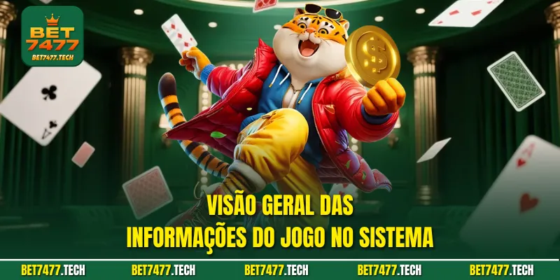 Visão geral das informações do jogo no sistema